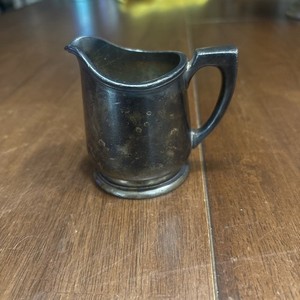 Vintage R. Wallace 0385 Silver Soldered Creamer 4oz