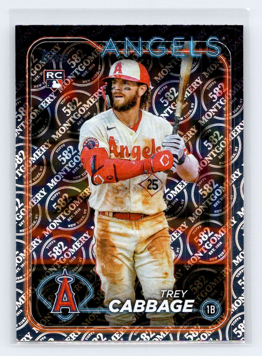 Trey Cabbage 2024 Topps #321 582 Montgomery Club Foil Rookie