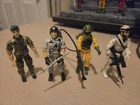 GI Joe ARAH 4 Figure Lot Lt Falcon Frostbite Mainframe Airtight 1985 1987 VTG