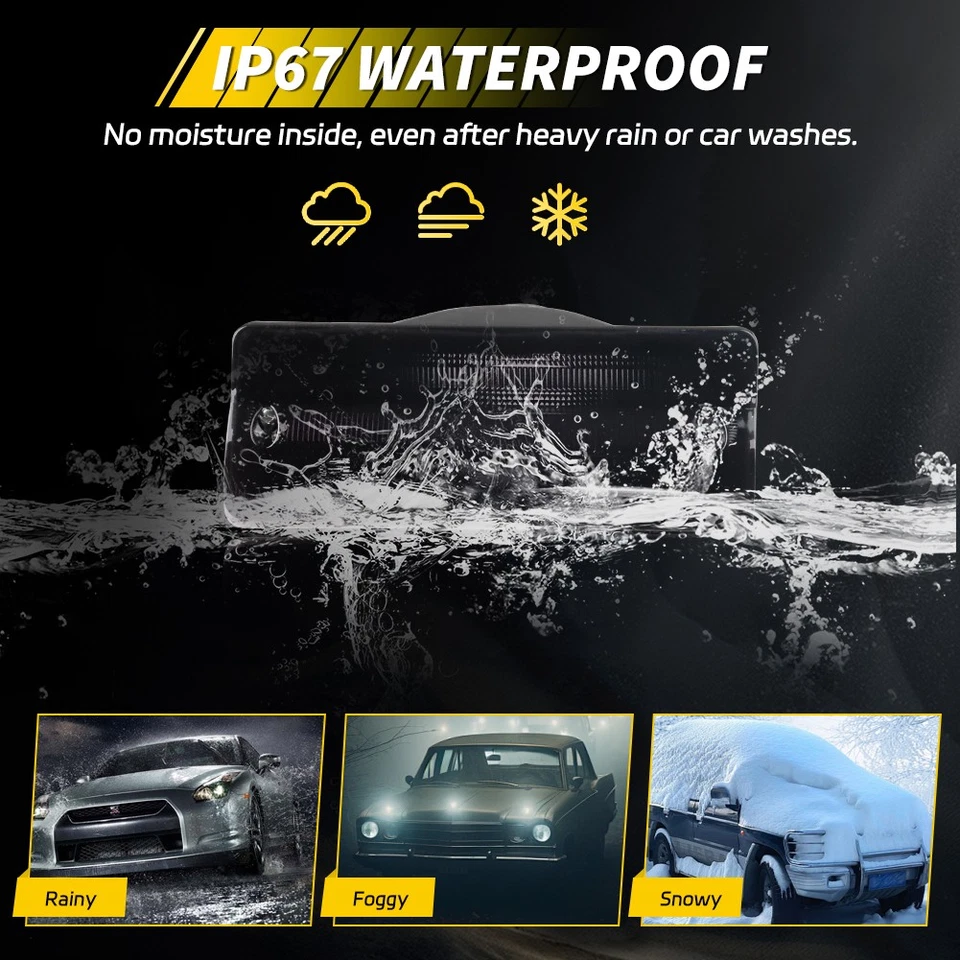 Smoked Front Parking Turn Signal Lights For 76-83 Jeep Cherokee Wagoneer J10 J20 - Image 4 of 4