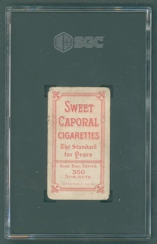 1909 T206 Addie Joss Pitching Sweet Caporal 350/30 SGC 1.5 FAIR - Image 2 of 2