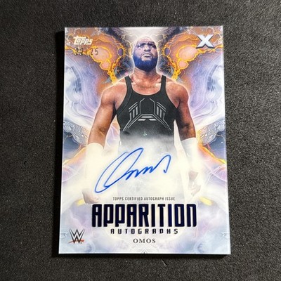 OMOS Auto Apparition Autographs Blue 22/25 2025 Topps Exalted WWE APA-OMS