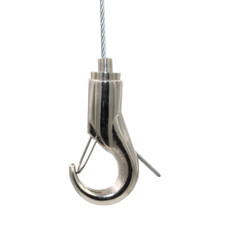 Drahtseilhalter 20, Haken mit Aushängesicher...