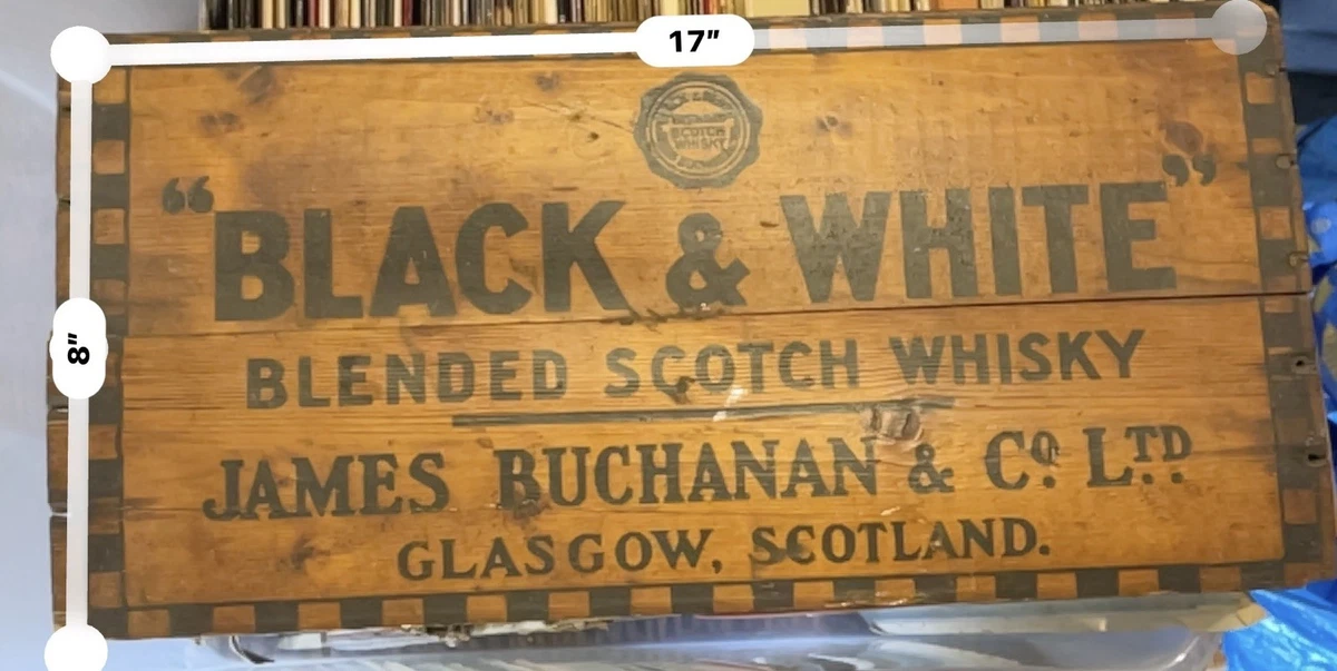 非売品希少特大Black&WhiteScotchwhiskyビンテージ Black Original Scotch Whisky Advertising Collectibles for sale | eBay