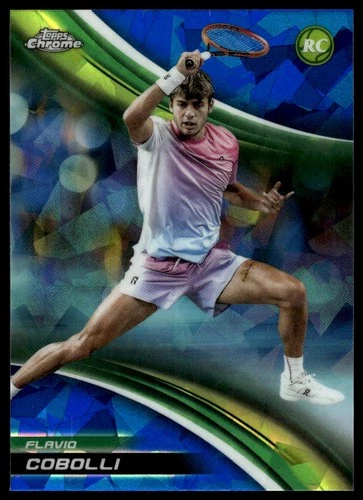 2025 Topps Chrome Tennis Sapphire Flavio Cobolli RC Refractor #48 B