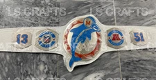 Miami Dolphins Championship Belt Adult Size Fan Collectible Trophy