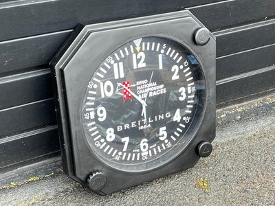 SELTEN 2000 er BREITLING RENO AIR RACES HÄNDLER UHR EVENT DISPLAY GARAGE SCHILD