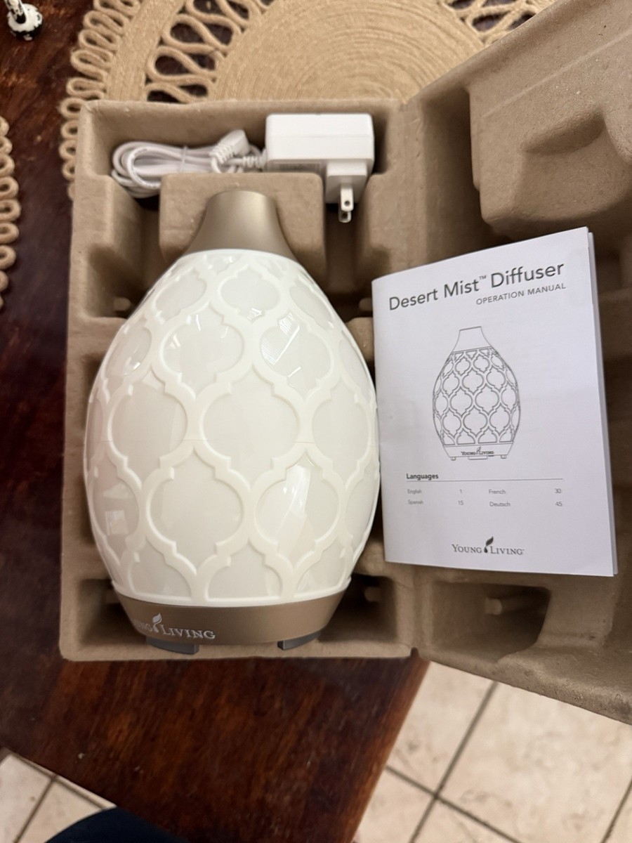 エッセンシャルオイル Young Living Desert mist diffuser NIB Young Living Desert Mist Essential Oil Ultrasonic