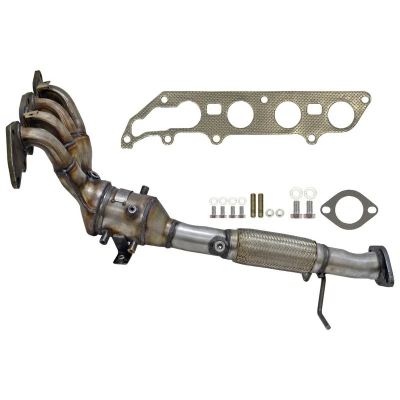 Front Catalytic Converter with Integrated Exhaust Manifold For 2012-2013 Mazda 3 - Image 2 of 4