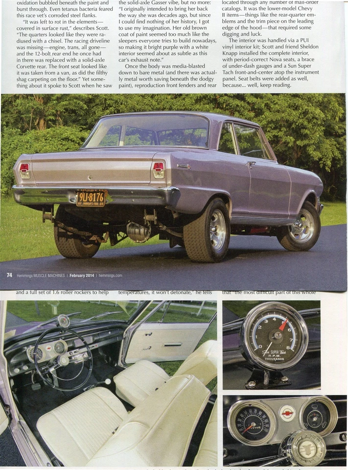 1964 CHEVROLET CHEVY II МОДЫ 6PG ЦВЕТ СТАТЬЯ - Изображение 2 из 2