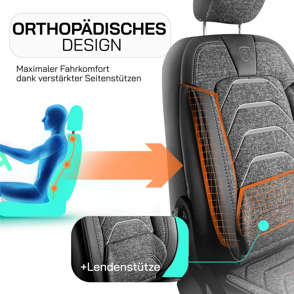 Fundas Asiento Coche Audi A6 Gris (Bodrum) Foto 4 de 4