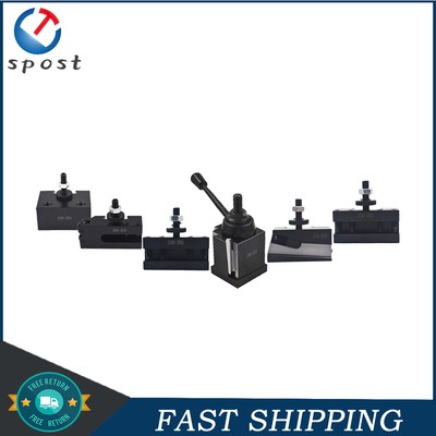 6 Pcs New BXA 250-222 Quick Change Wedge Tool Post Set Series 10'' - 15''
