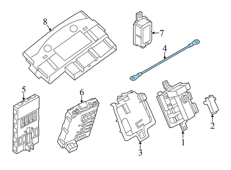 BMW 430I XDRIVE GRAN CUPÉ 2017-2020 - Arnés de cableado de módulo de suministro integrado Foto 3 de 4