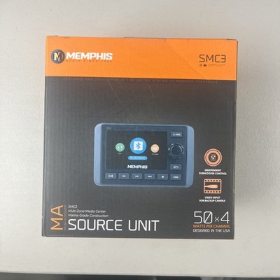 Memphis Audio SMC3 Marine Multi-Zone Media Center, Sub Control, Bluetooth