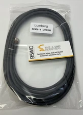 Lumberg RKMV-4-225/5M  Female Single End Cable, M8, 4-Pole 5-Meter