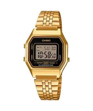 Casio Vintage Women's Gold Stainless Steel Digital Watch LA680WGA-1DF