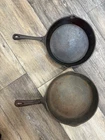 VTG Wagner's 1891 10.5" Cast Iron Skillet Frying Pan Made in USA - Double Spout