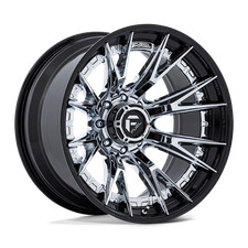 Fuel Fc402 Catalyst Chrome W Gloss Black Lip Rims 20x9 8x165.18x6.5 1 Mm