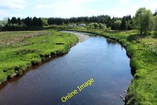 Photo 6x4 Water of Ken at Smittons Bridge Culmark Moss  c2014
