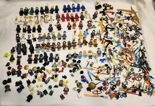 Big Ninjago Lego Figure Minifig Minifigure Lot Of 90+ And Weapons Accessories - Picture 2 of 24