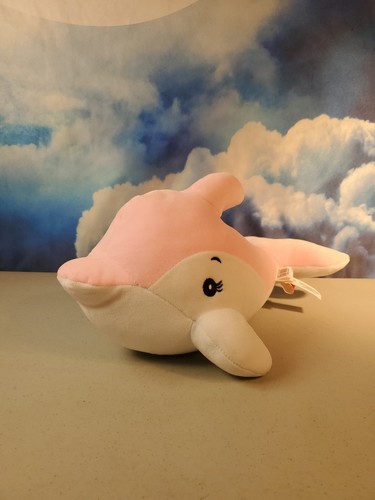 Adventure Planet 14" DOLPHIN Pink Stuffed Animal Plush Toy - Picture 21 of 21