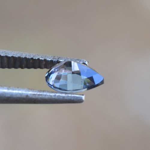 0.46 Ct Loose Pear Shape Blue Spinel Natural Flawless Clarity Sri Lankan Origin - Picture 4 of 5