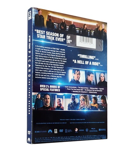 Star Trek Picard: The Complete Final Season _3_ (2023,4Disc Box Set)New - Afbeelding 3 van 3