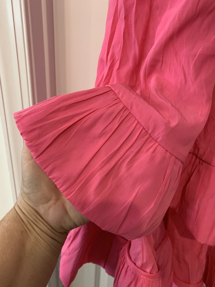 Dance, Very Full Structured Hem Pink Skirt, XL, NWOT , Zip Waist 34” - Image 3 of 4