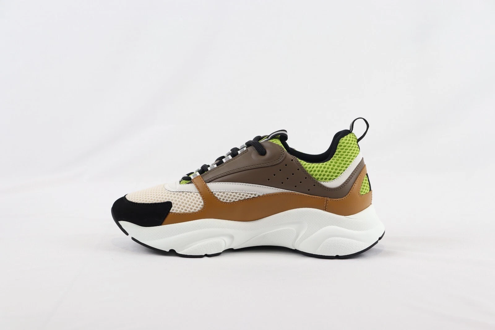 Baskets en maille mollet Dior, o1rshd11223 B22 en marron/khaki, BNWB 42