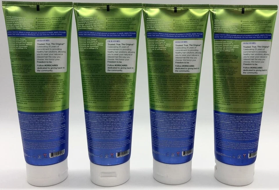 4PK ORS Olive Oil Hair Balm ~ Black Seed Oil ~ 8.5 FL OZ (250ML) ~ NEW - Image 2 of 2