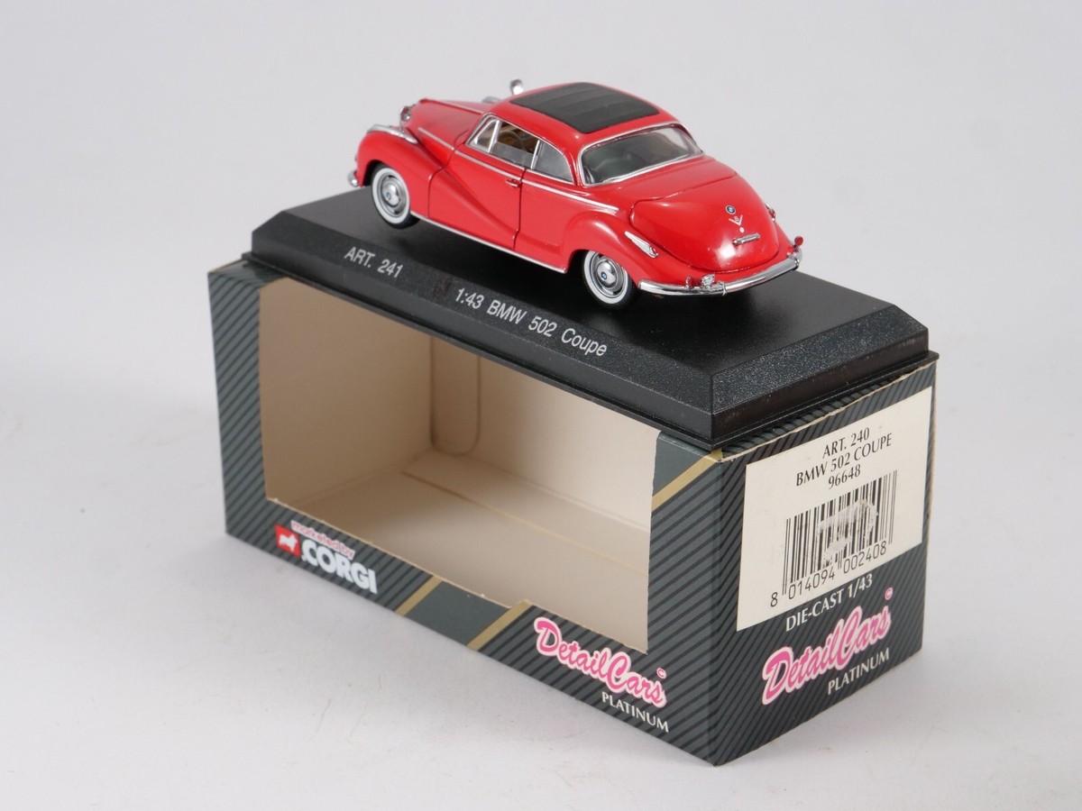 【年中無休】 1/43 Detailcars 241 by Marketed Red 96648 Coupe 502 BMW 乗用車