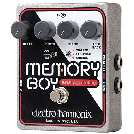 Эффект электронной гитары Electro Harmonix Memory Boy, эффект новой гитары