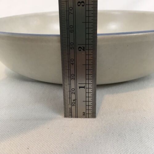 Pfaltzgraff Yorktowne Blue Rim 8 1/2" Vtg USA Made Vegetable Dinner Serving Bowl - Picture 3 of 4