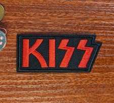 Kiss Band Patch Metal Band Heavy Metal Rock Music Embroidered Iron On 1.25x3.25"