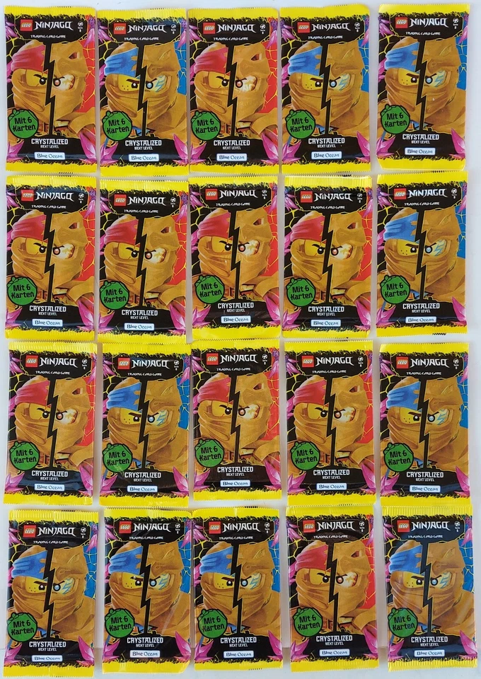 Lego Ninjago Trading Card Serie 8 Next Level Crystalized 20 Booster = 120 Karten