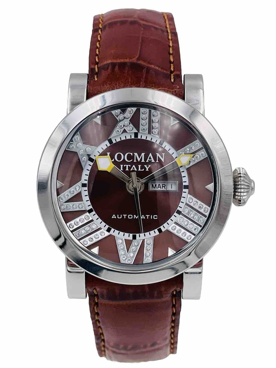Locman Toscano Automatic Watch 293M/1330 78 DIAMONDS Super