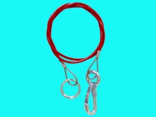 Anhänger Abreißseil 1m Sicherungsseil Fangseil Bremsseil mit Haken& Ring