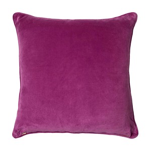 Women's by Squeak Basic Large Velvet Cushion Cover in Pink 