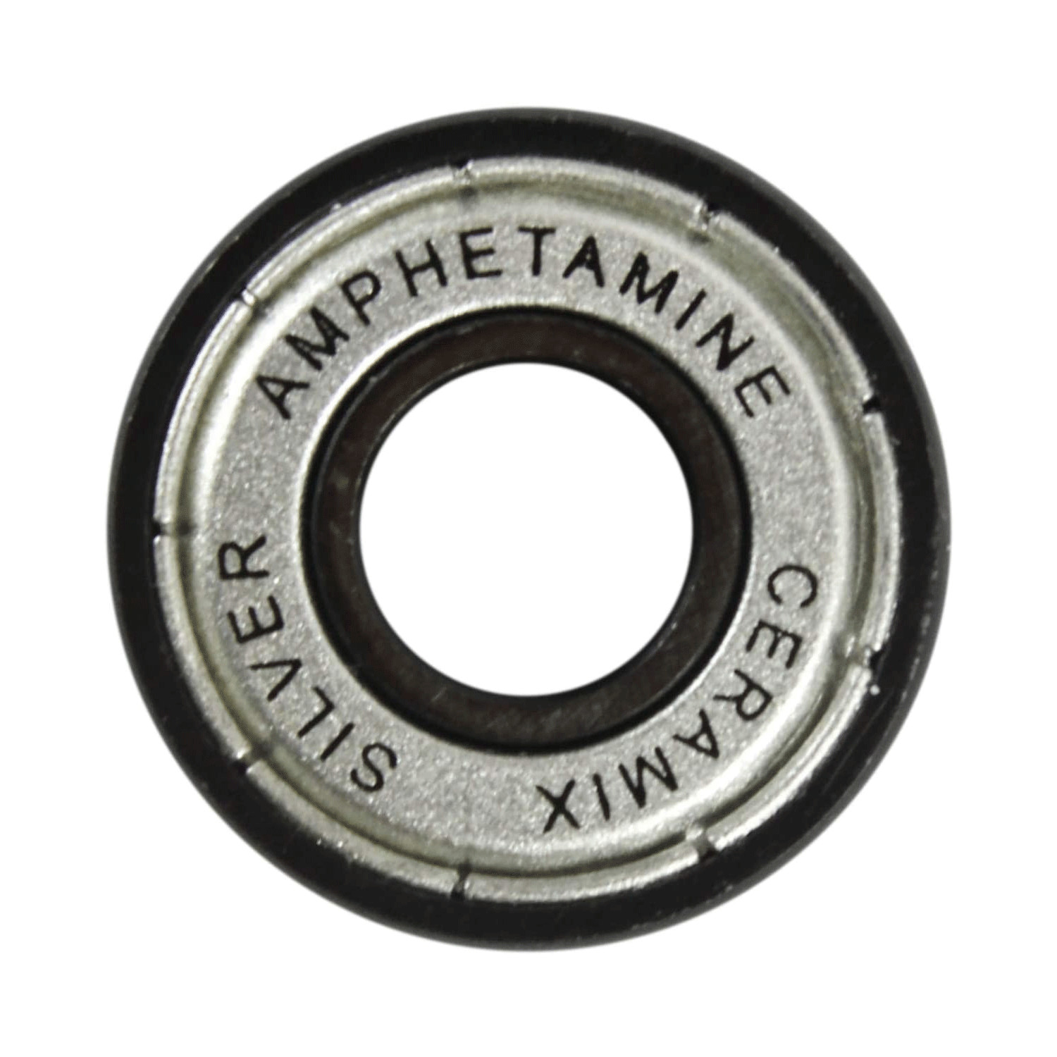 Amphetamine Inline Skate Speed Bearings Set of 16 Pre-Lubricated Ceramic Silver