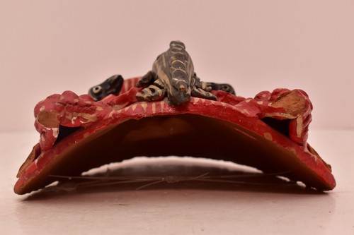 Vintage Mexican Folk Art Pottery Mask Diablo Devil Figure Ocumicho Sculpture- - Picture 13 of 14