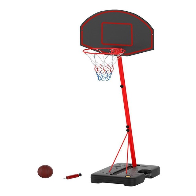 Junior Basketball Hoop Portable Backboard System With Two Rim Ball 2day