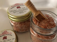 Himalayan Rose Bath Salts  Organic Relaxing Rose Scent Bath Salts 