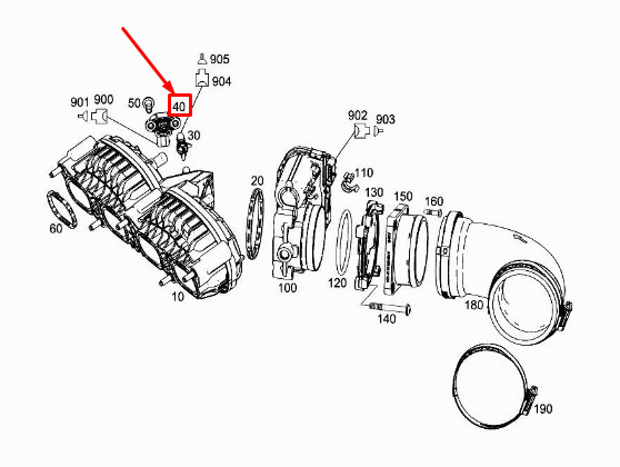 NEW MERCEDES-BENZ C W205 MAP SENSOR A0091534828 ORIGINAL | eBay