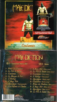 MALEDICTION- Condamnes LIM.2CD DIGIPACK brazil import FRENCH METAL CLASSIC +Bonu