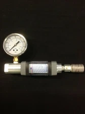 Hedland H271A-020-EG Flow Meter w/ Pressure Guage