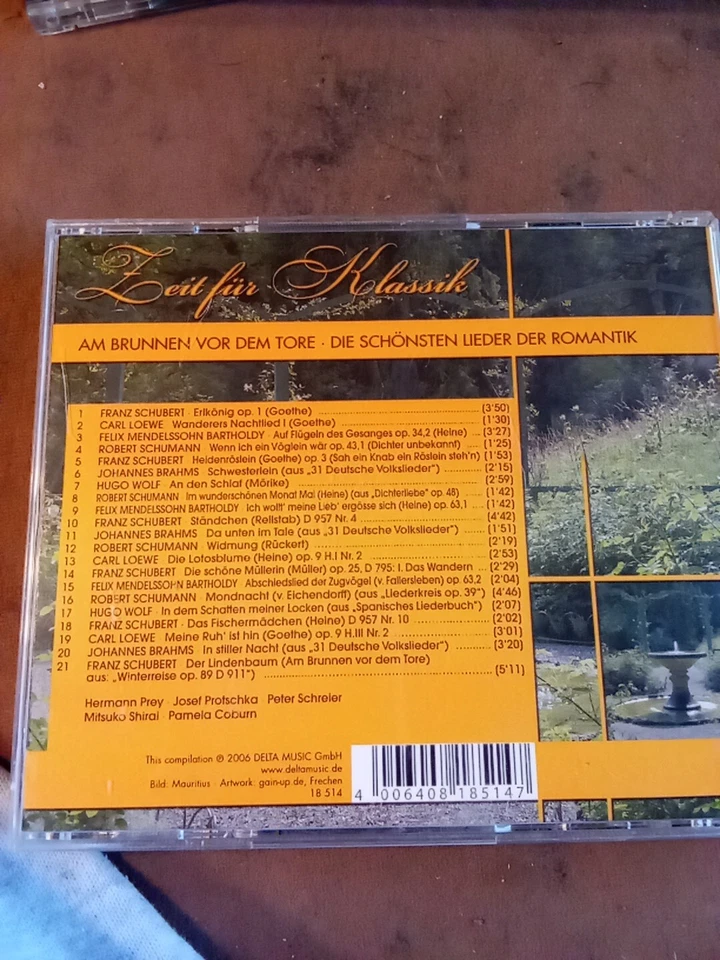 CD: Zeit für Romantik - Am Brunnen vor dem Tore - Bild 2 von 2