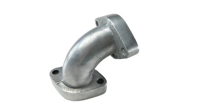 Ansaugstutzen 22mm poliert Skyteam Dax Monkey Honda Pitbike u.a. intake manifold