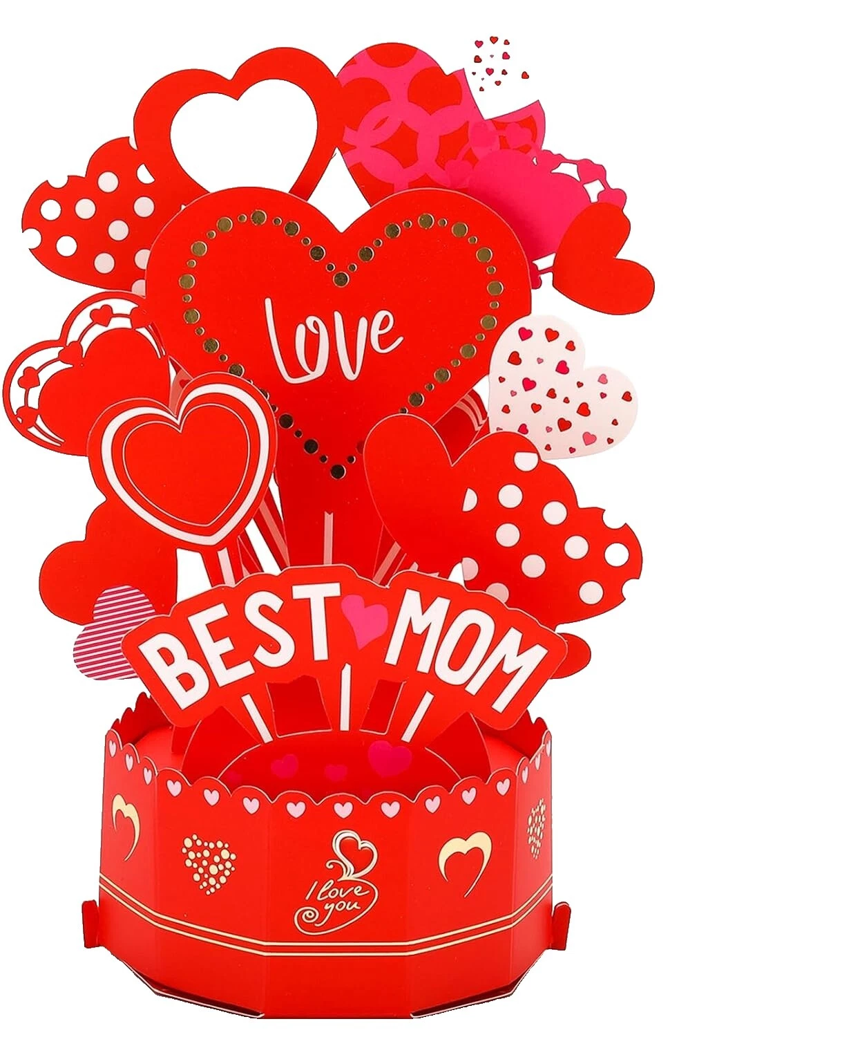 Dia das Mães Família Cartões de Felicitações Pop-up