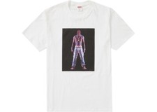 SUPREME T-Shirt " TUPAC HOLOGRAM " Small WHITE 100% Authentic MADE IN USA