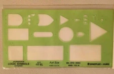 Staedtler Mars Professional Template Logic Symbols 977 117 - Brand New